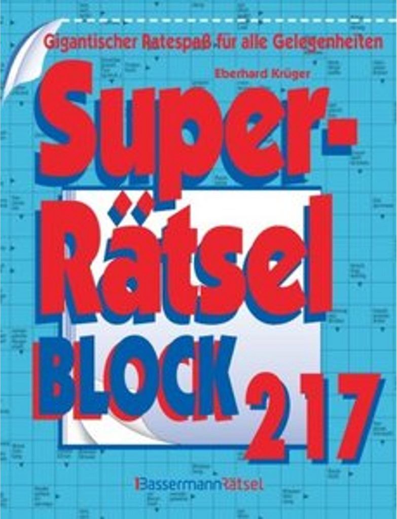 Krüger, E: Superrätselblock 217 Immagine del prodotto 