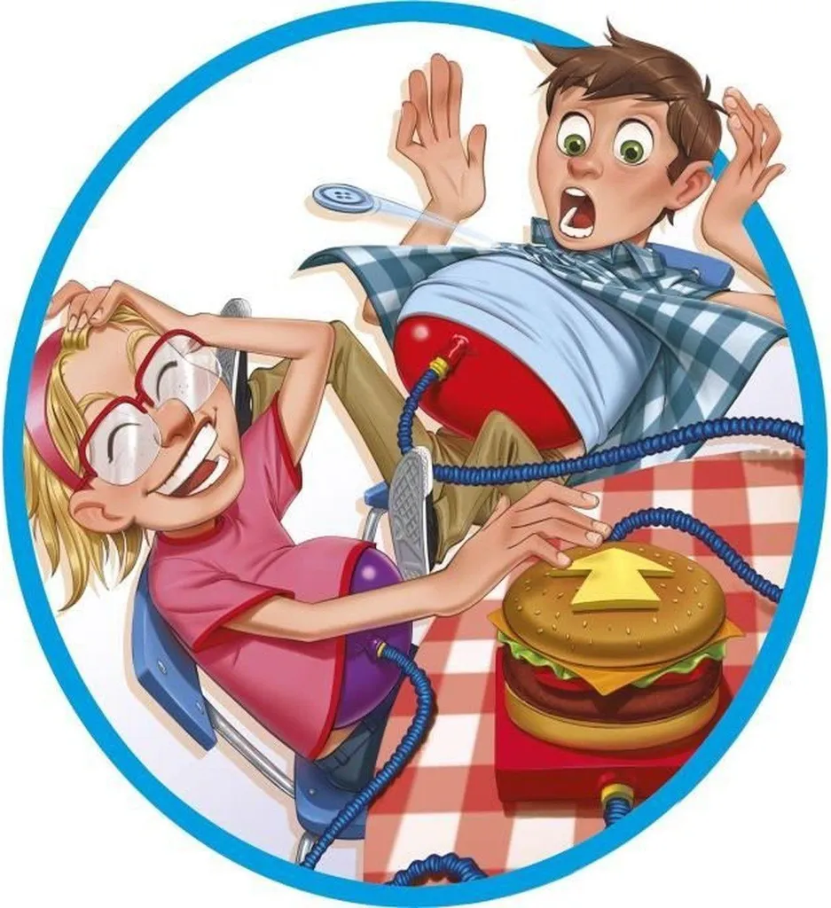Burger Boom Lansay : jeu d'empilement rapide avec base interactive