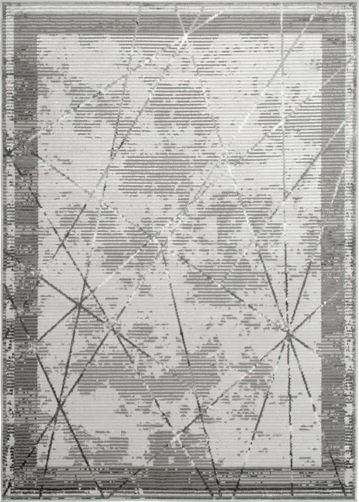 Tapis de Salon Moderne 160x220 cm Gris Foncé pour un Intérieur Cosy