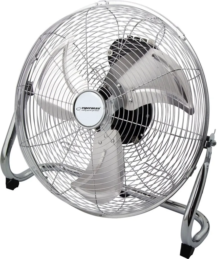 ESPERANZA EHF005 Scirocco Ventilateur de circulation 12'' Chrome 50W