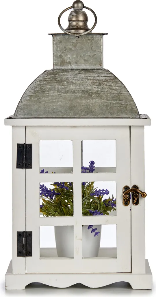 Grande Lanterne Décorative en Bois MIRO - Objet de Déco Intérieure - 2