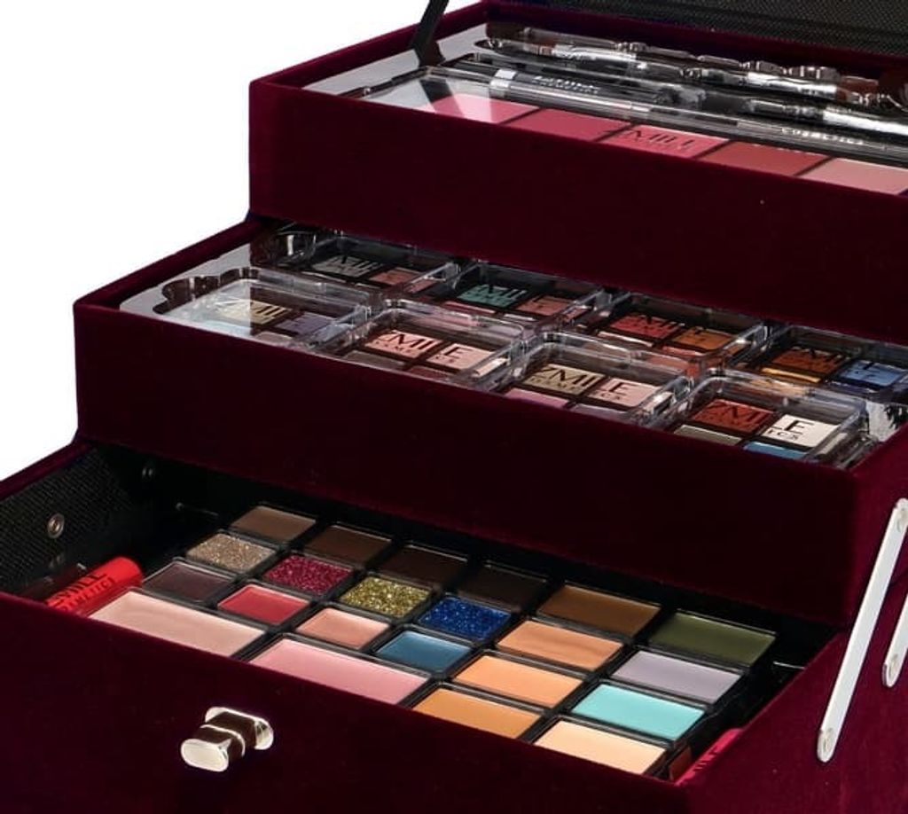Zestaw kasetek do makijażu Deluxe Velvety Dark Berry 74 szt Zdjęcie produktu 7