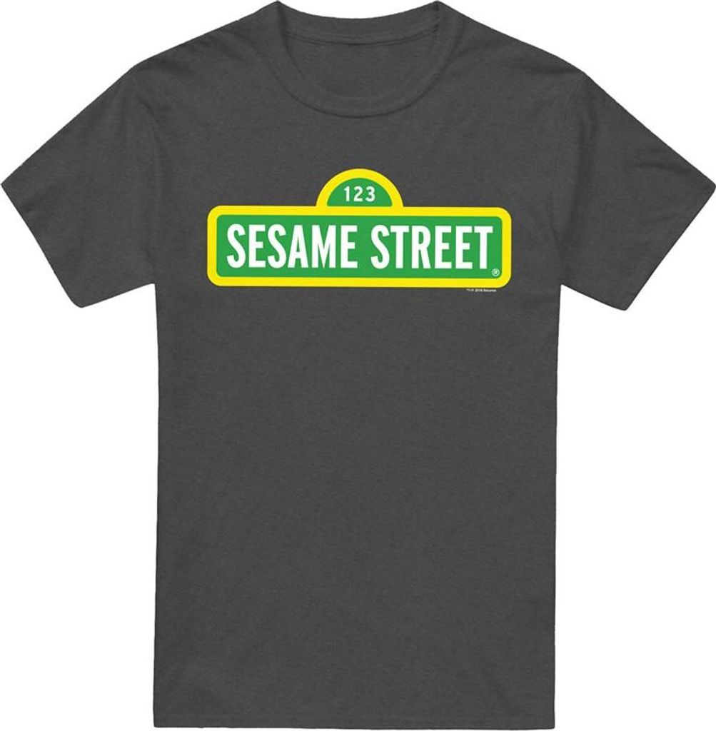 Sesame Street - "Furry Friend Little Mouse" T-Shirt für Herren/Damen Uni, meliert TV26942 (S) (Rot)