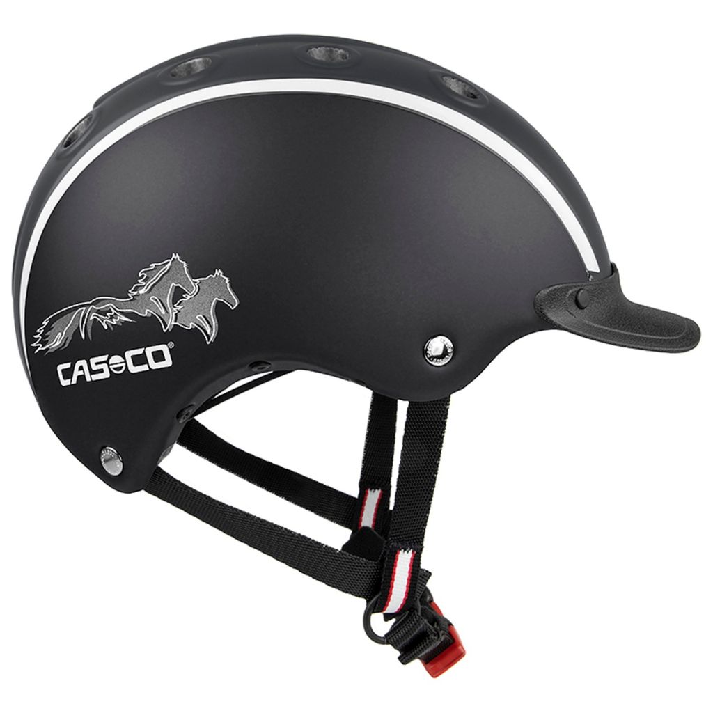 Casco Reithelm Skihelm Radhelm Choice schwarz matt Kinder, Größe:S