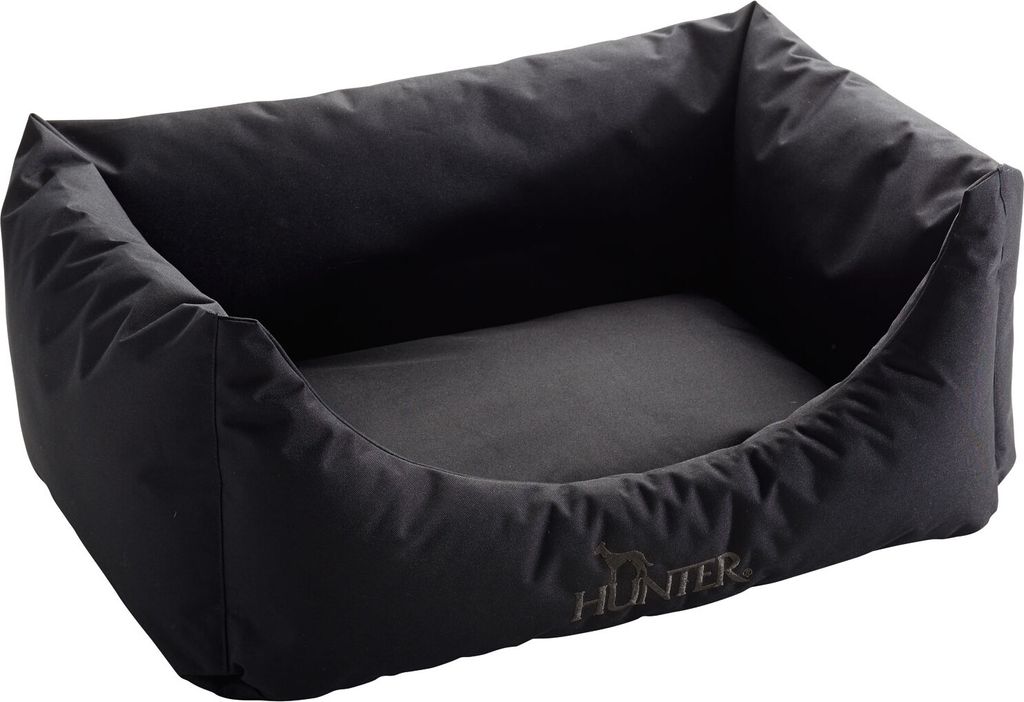 Hundebett / Hundesofa Hunter Gent antibakteriell Gr. M 80x60cm schwarz