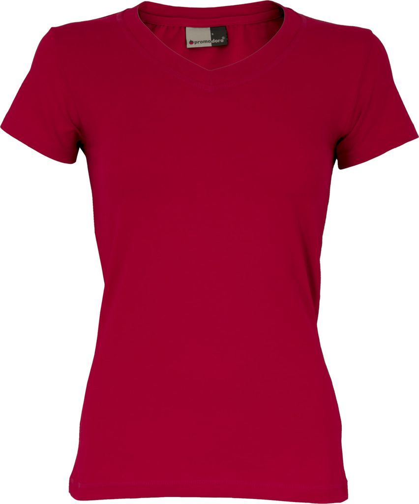 Wellness V-Ausschnitt T-Shirt Damen Rot, XS Produktbild 