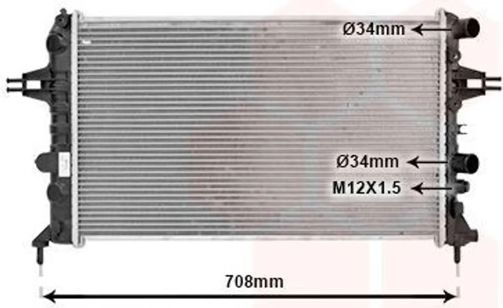 Remplacer le radiateur de votre OPEL Astra G Classic avec VAN WEZEL