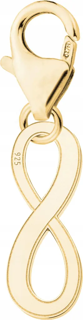 Ciondolo Amore Infinito Argento 925 Dorato - Regalo per Lei