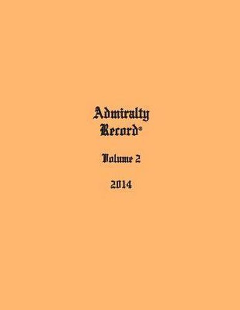 Admiralty Record Volume 2 (2014)