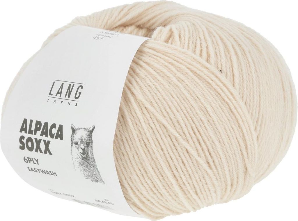 Lang Yarns - Alpaca Soxx 6-fach/6-PLY 0002 creme