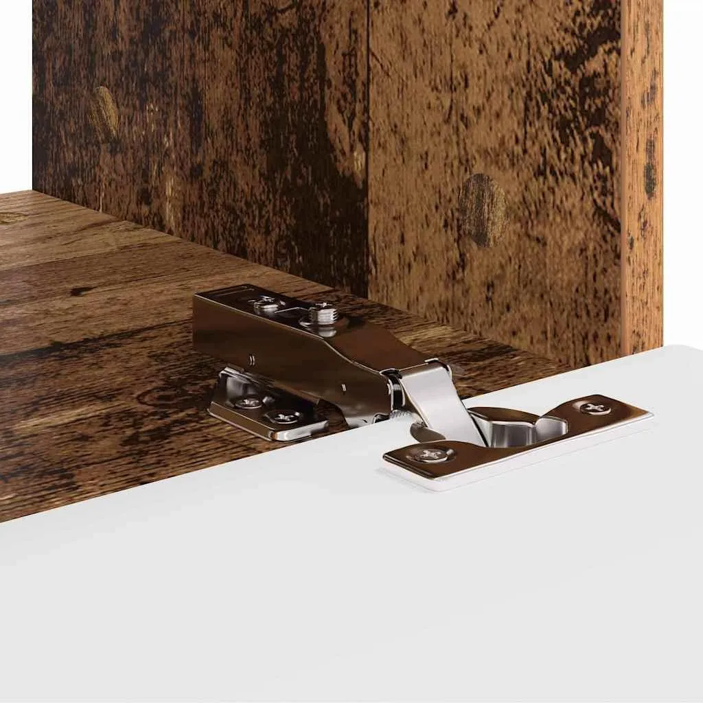 SYFAX™ Mobile TV Sospeso Legno Vecchio 60x31x29.5cm - Design Industriale - 10