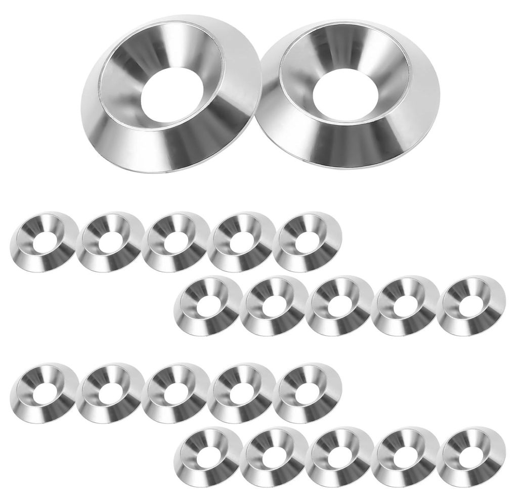 10 Senkringe M5 x 18 mm, aus Edelstahl 304.