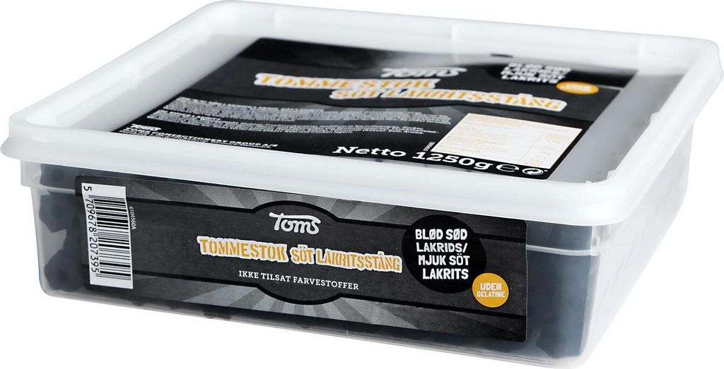 Toms Tommestok Söt Lakritsstang 50er