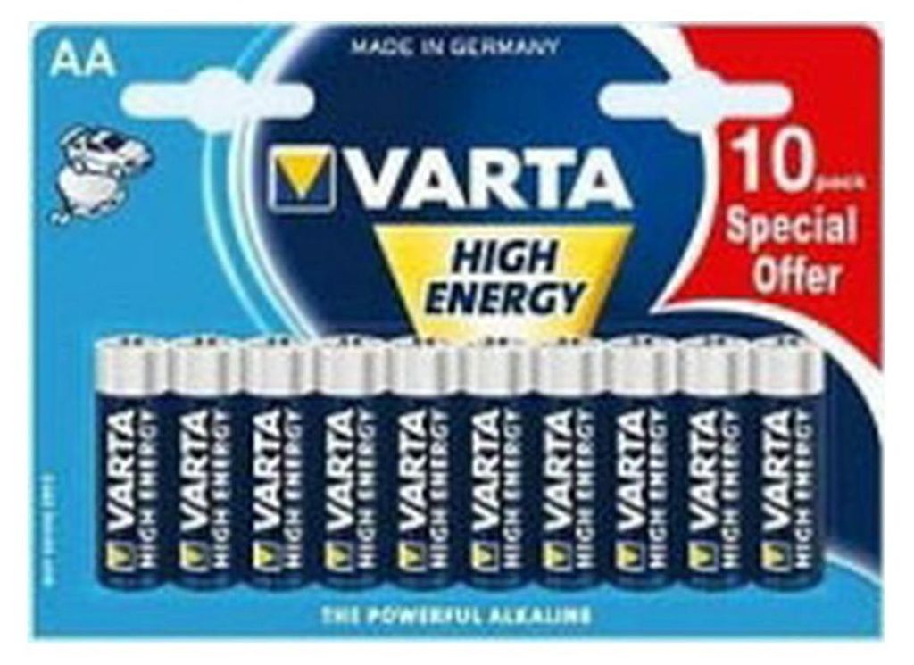 Varta High Energy AA 10-pack Batterie à usage unique Image du produit 