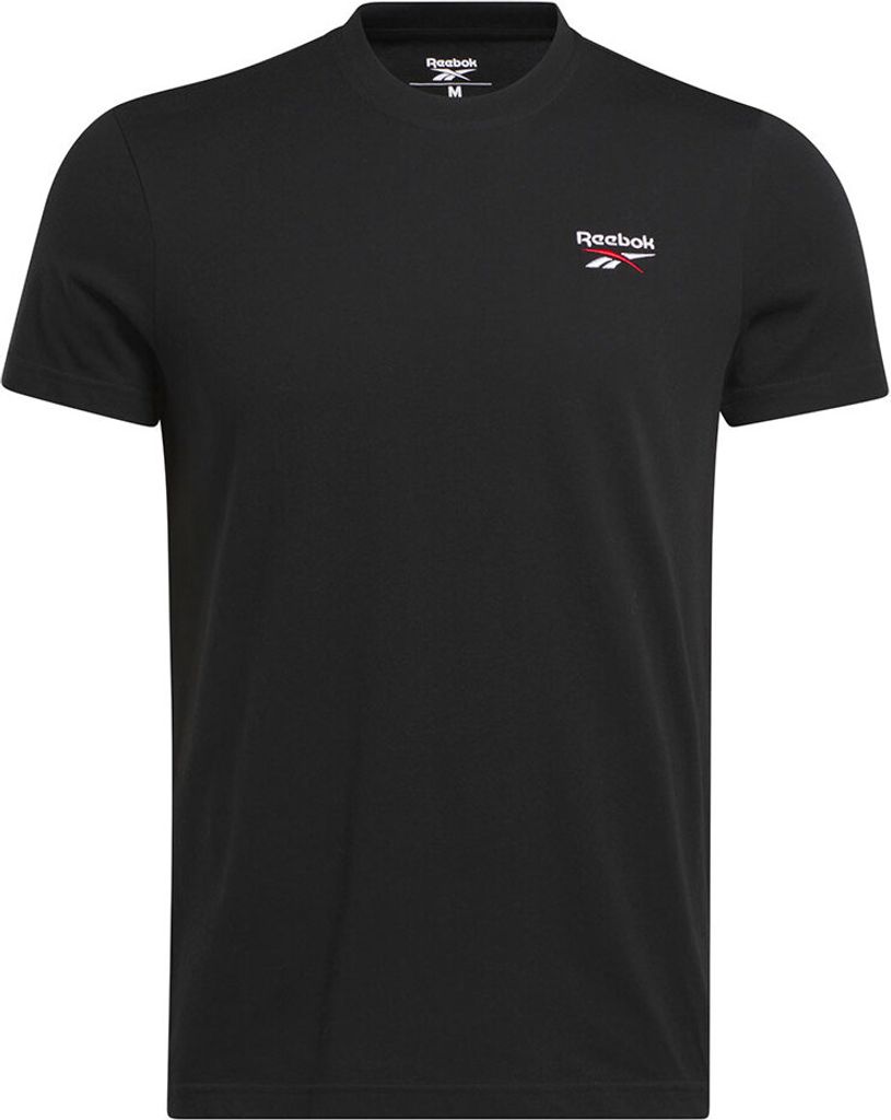 Reebok Classics Identity Small Logo Kurzarm-t-shirt Schwarz L Mann Schwarz L