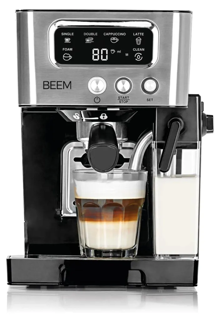 Machine à café porte-filtre automatique pour espresso et cappuccino