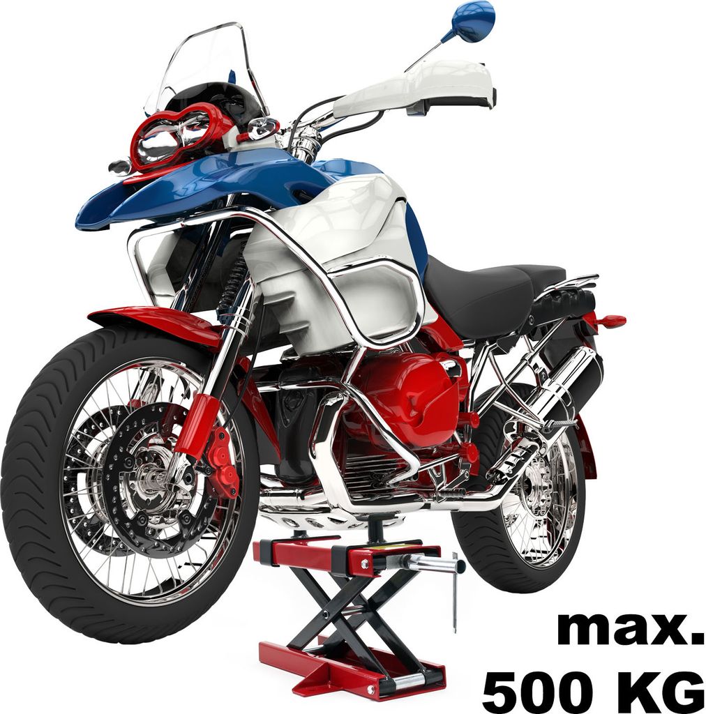 Motocyklový zdvihák Wiltec do 500 kg s pracovnou výškou Obrázok produktu 4