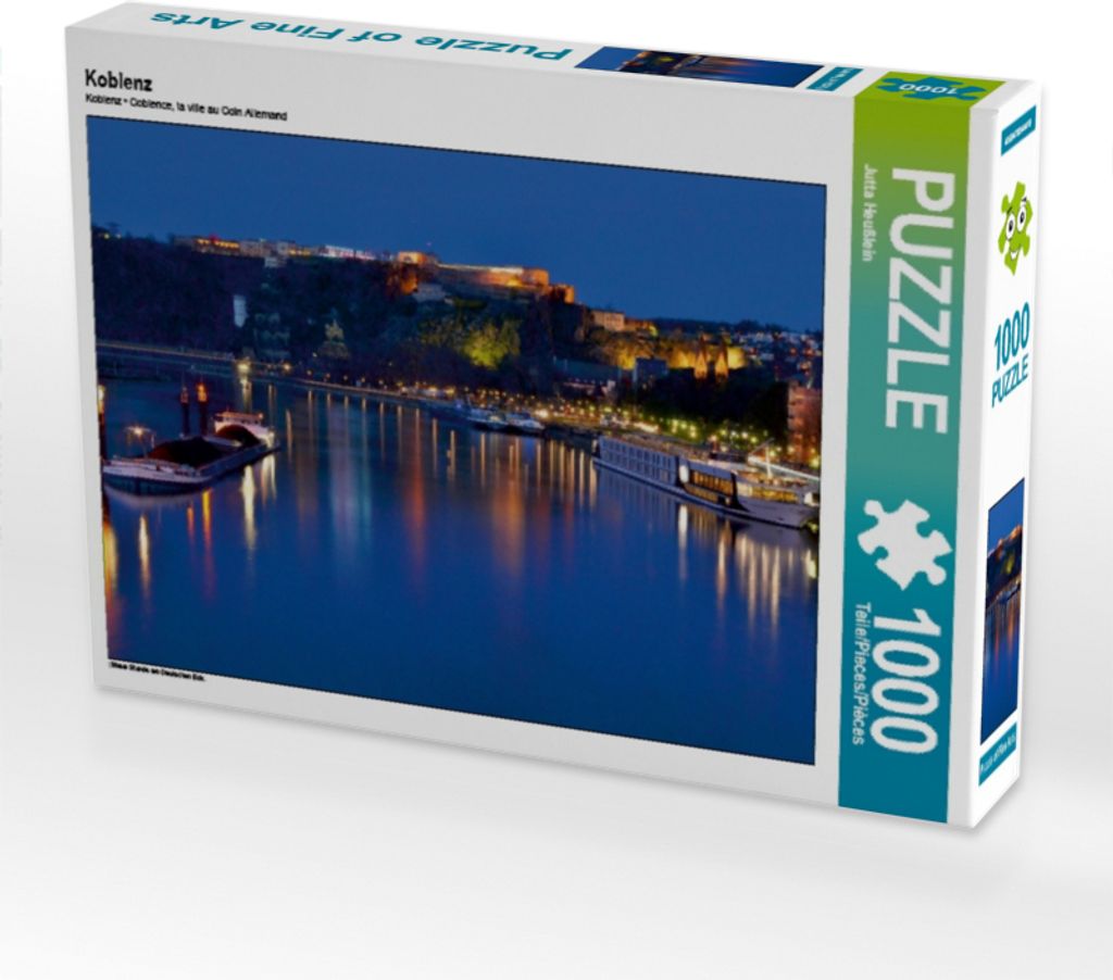 Calvendo Koblenz 1000 Teile Puzzle quer 640x480mm, Heußlein Jutta; 7415401