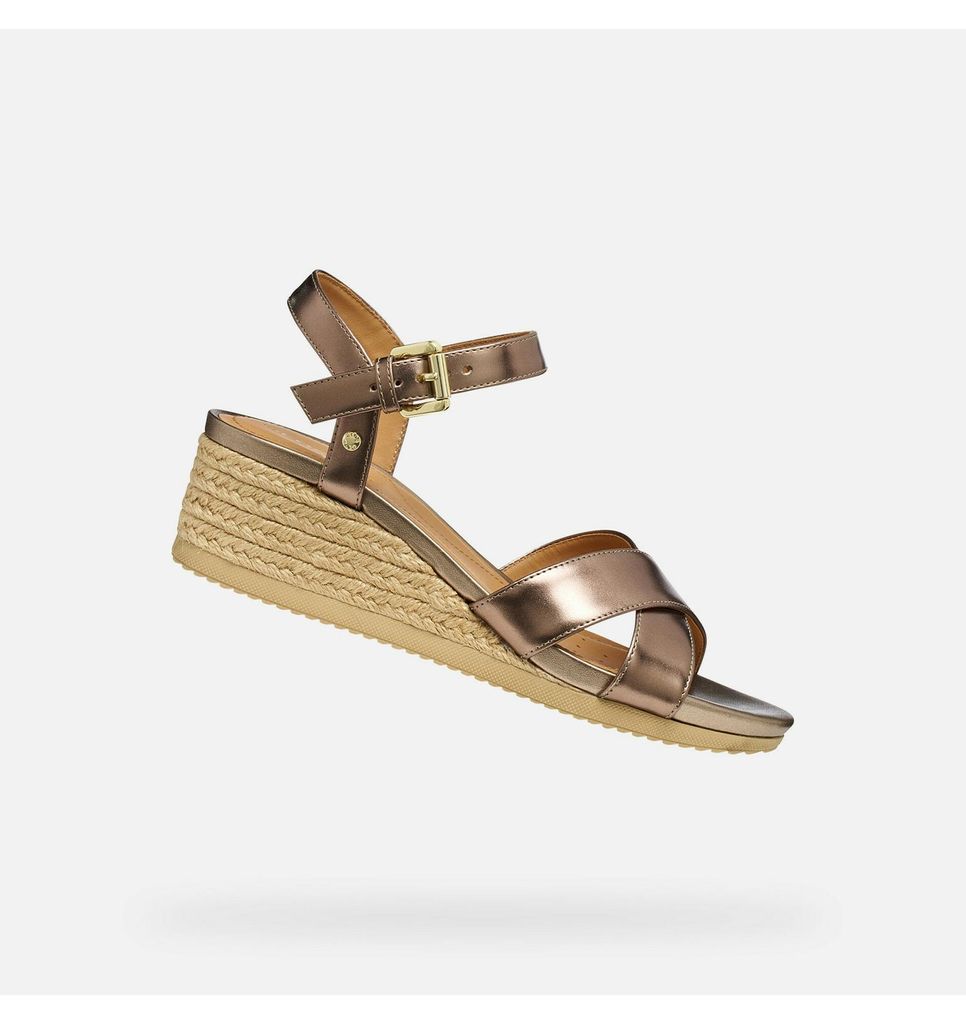 Geox Beige Damensandalen Ischia Corda 38,5