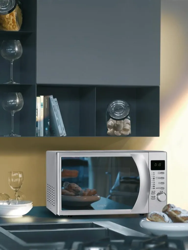Micro-ondes Gril 20L Candy CMG2071DS Argenté Haute Efficacité 700W - 4