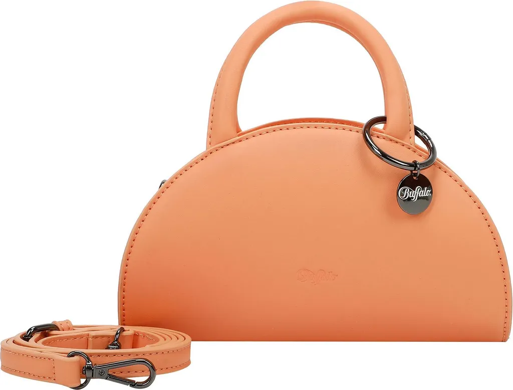 BUFFALO Muse Bowl Crossbody Bag - Sac à main orange abricot en similicuir