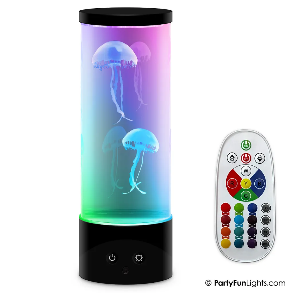 PartyFunLights Lampe Aquarium Méduses LED avec Télécommande et USB - 2
