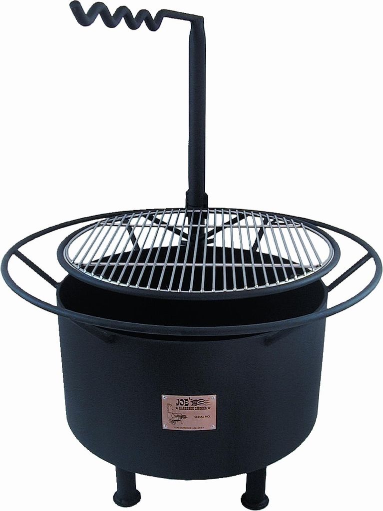 Rumo Barbeuqe JOEs Campfire 20 Zoll Feuerstelle mit Grillrost und Schwenkarm