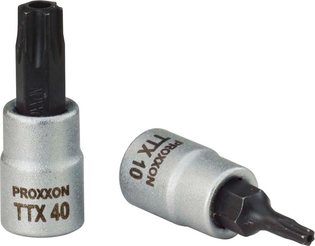 Proxxon  1/4 TX-Einsatz T 20 mit Stirnbohrung, 23758 Produktbild 
