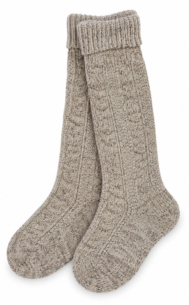 Kinder Trachten Kniestrümpfe zur Lederhose 35360 | Braun Produktbild 
