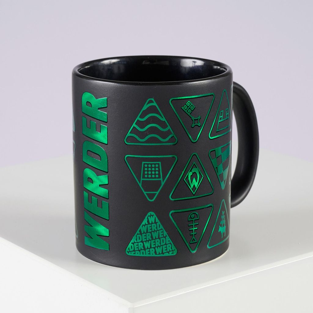 Werder Bremen Tasse Metallic, Offizieller Fanartikel, Produktbild 