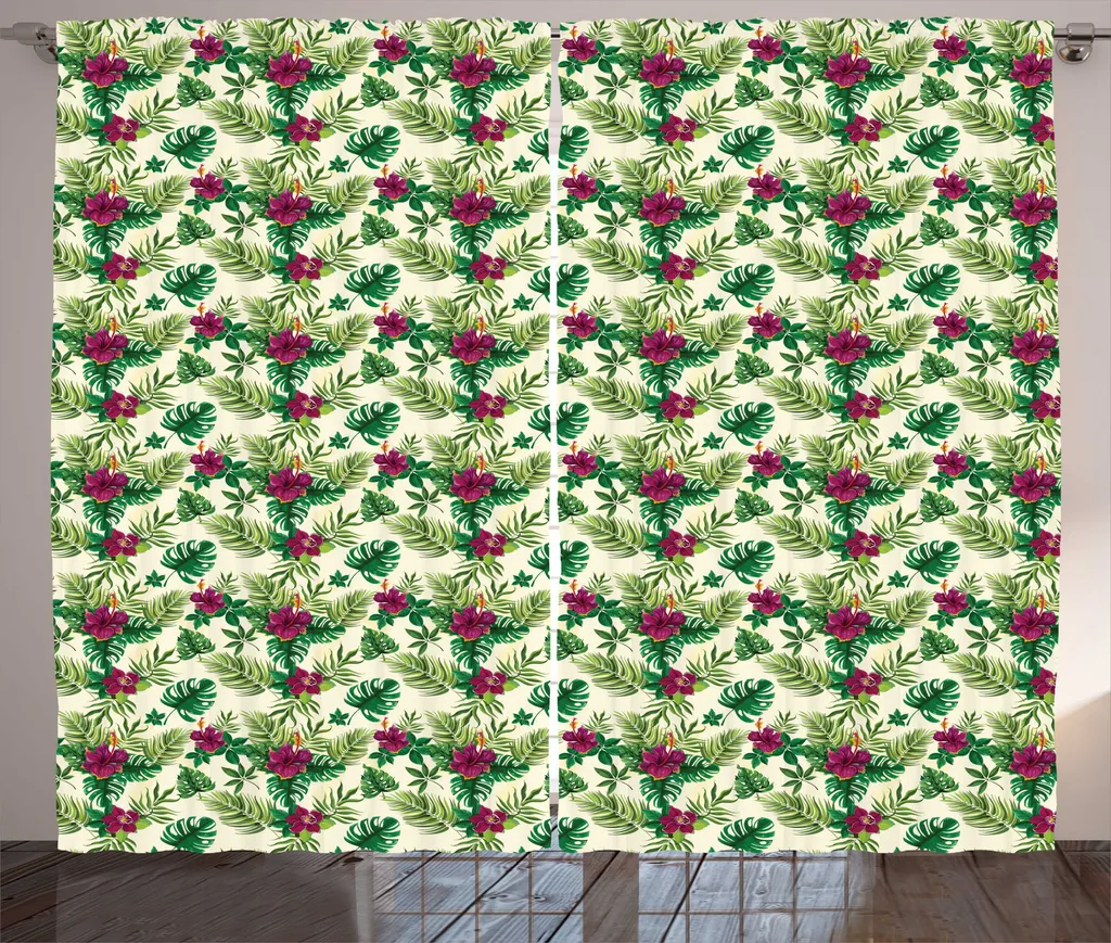 Tenda Universale ABAKUHAUS 280x175 | Motivo Tropicale Multicolore