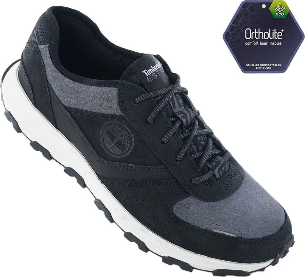 TIMBERLAND Windsor Park Oxford - Herren Sneakers Schuhe Leder Schwarz TB0A5WVZ , EU 41 US 7.5