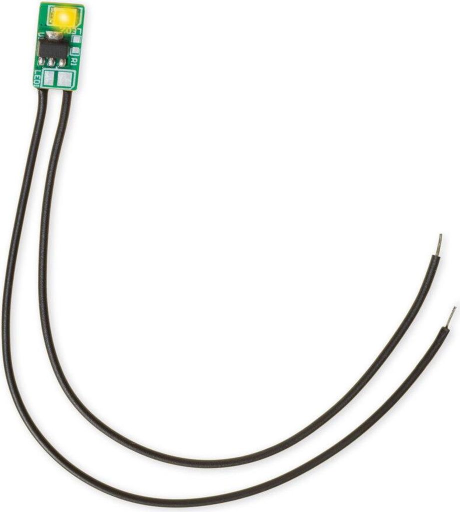 NOCH micro-rooms Einfach-LED, warm-weiß, Gebäude-Innenbeleuchtung, 8 Stück für die Spurweiten H0, TT, N, Z, G, 1, 0