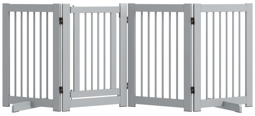 PawHut Absperrgitter Hund 4-teilig, 204 x 75 cm Faltbar Produktbild 