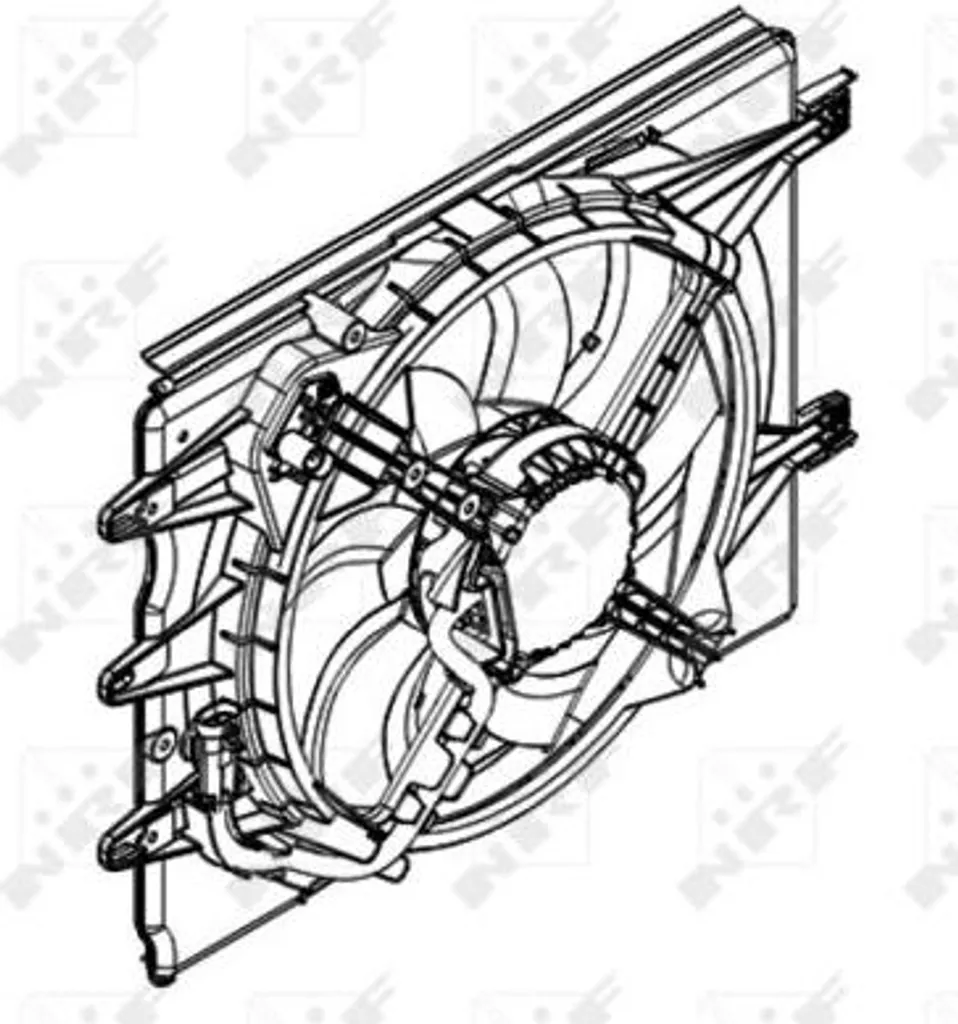 Ventilateur radiateur NRF 47595 haute résistance OE 51921113 - 500L