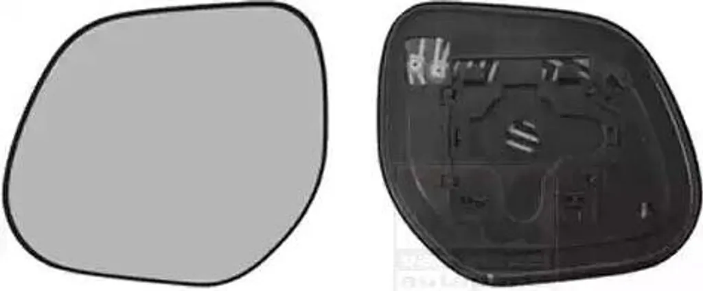 Rétroviseur gauche VAN WEZEL 0990837 pour PEUGEOT 4007 Convexe Chauffant
