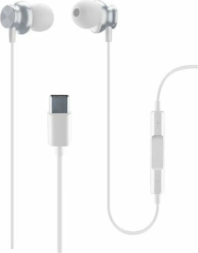 Casque USB-C Cellularline Type-C pour Samsung Huawei Xiaomi