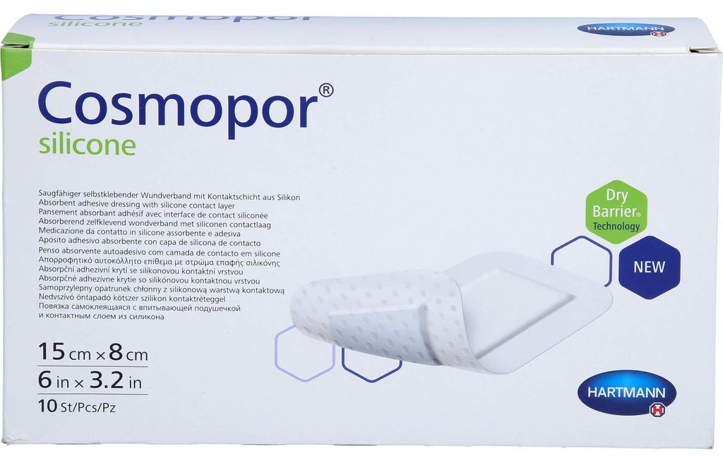 Cosmopor silicone 15x8cm P10, 10 St VER Image du produit 