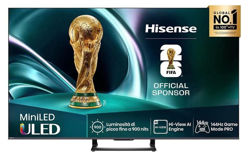 Hisense 65 '' U7Q | ULED MiniLED Smart TV 4K 144 Hz, 165,1 Produktbild 