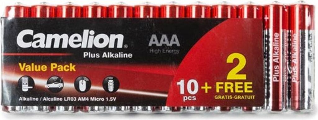 Camelion ALKALI-MANGAN AAA VORTEILSPACK (10 + 2 St.) / LR03 1.5 V - 1200 mAh