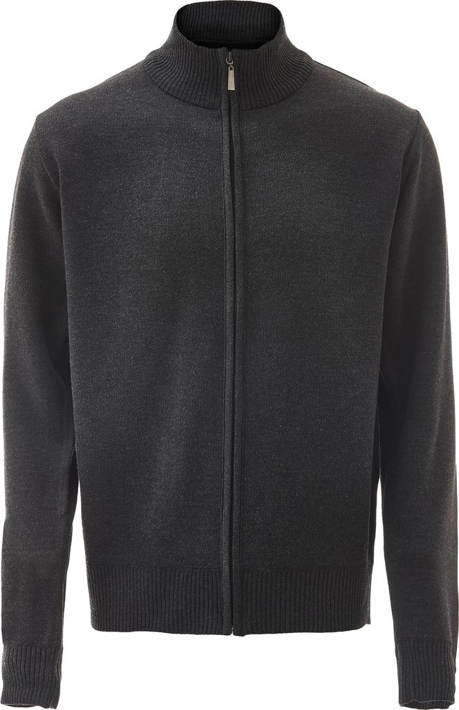 Colina herren strickjacke - dunklegrau melange, XXL