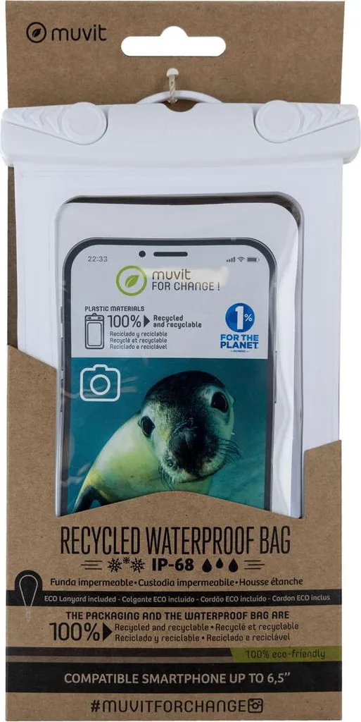 Muvit Change Cover Waterproof Universale 6.5 Pollici | Outdoor & Beach