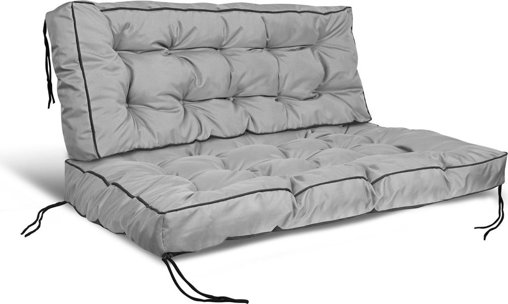 Gartenkissen-Set mit hohem Rand 120/80 cm + 120/40 cm für Produktbild 