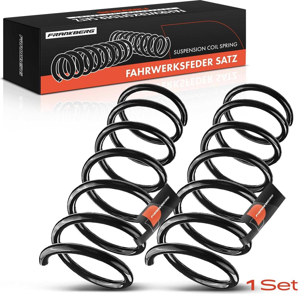 Frankberg 2x Fahrwerksfeder Hinterachse für Ford Grand C-Max DXA/CB7 DXA/CEU 1.6L 2.0L 2012-2015
