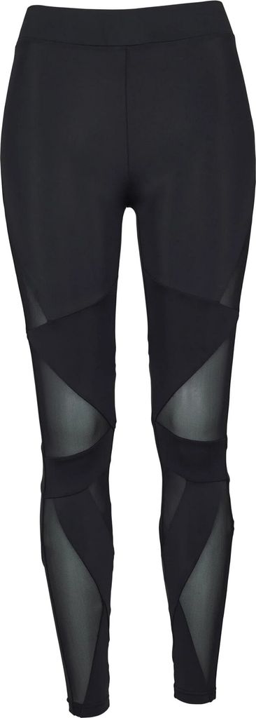 Urban Classics - "Tech" Leggings für Damen TN620 (L) (Schwarz)