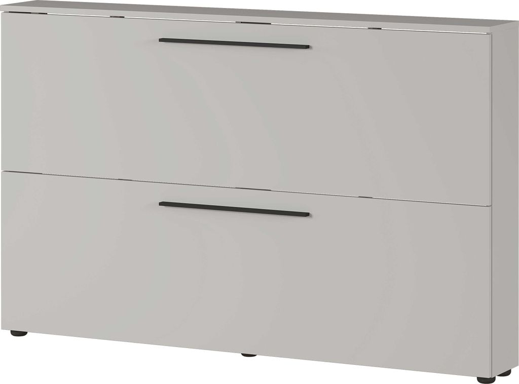 Schuhschrank Jonas 140cm mit zwei Türen - kaschmirbeige