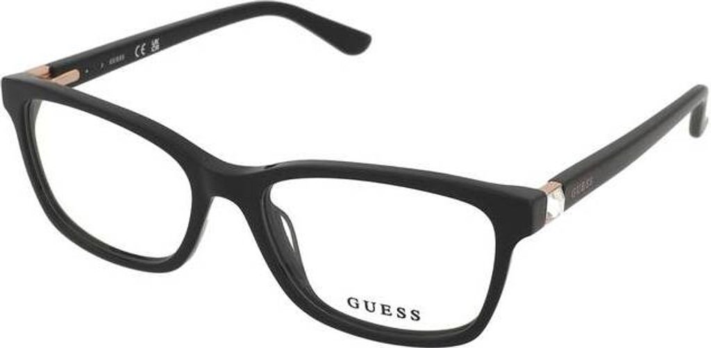 Guess GU50196 Shiny black 52/16/140 Damen Brillen