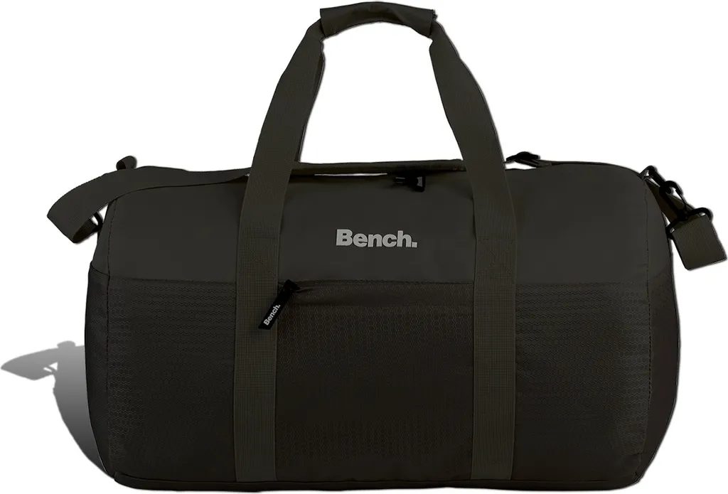 Petit sac de voyage noir Bench D2OTI363S idéal pour le sport et weekend