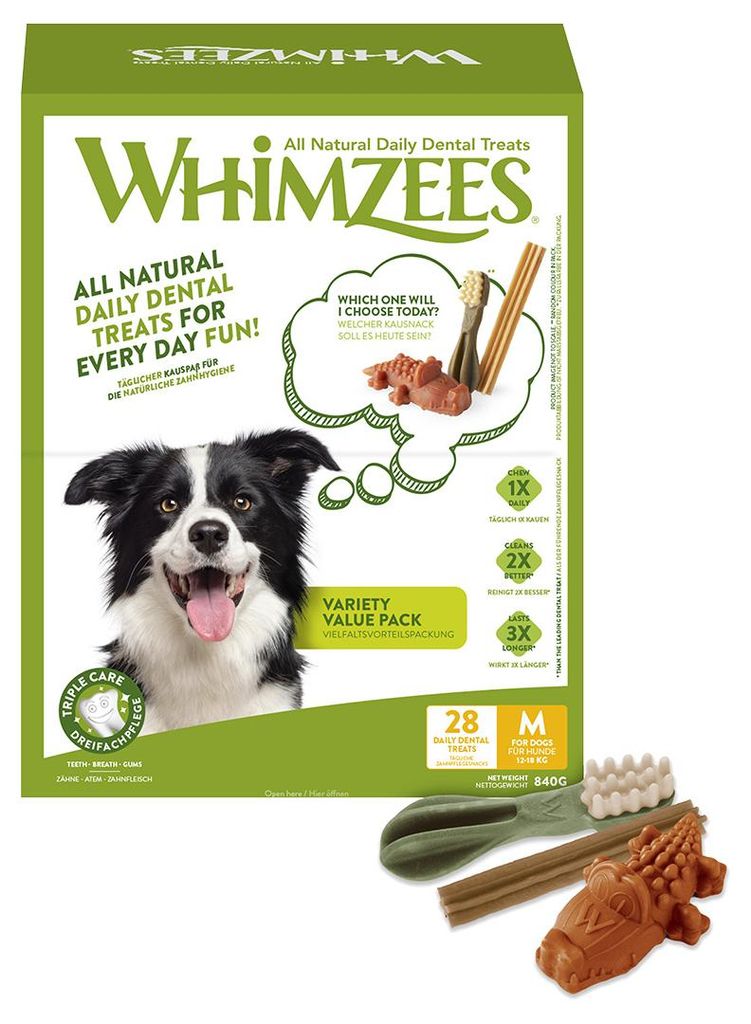Whimzees Variety Box 28st - M Productafbeelding 