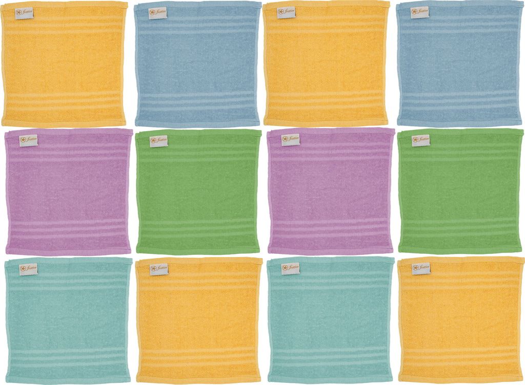 12x Seiftuch Handtuch Waschlappen Seiflappen Gästetuch Produktbild 
